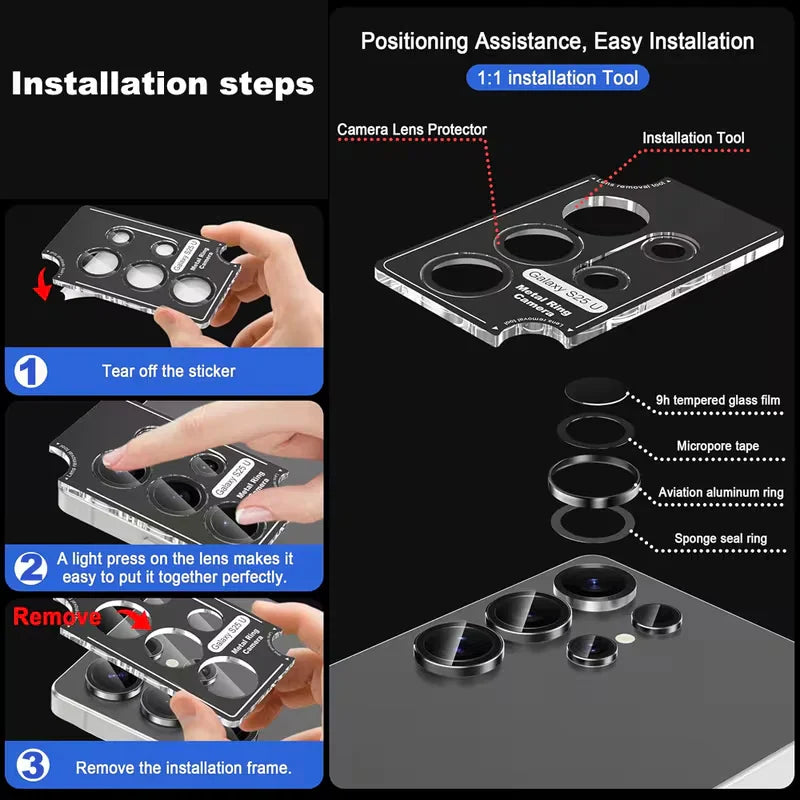 Galaxy S26 Ultra Premium Camera Lens Protector