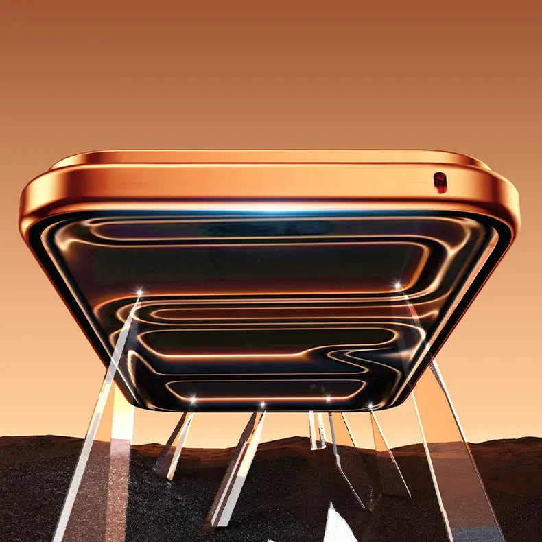 Magnetic 360 Full Protection Glass Case Screen Protector - iPhone