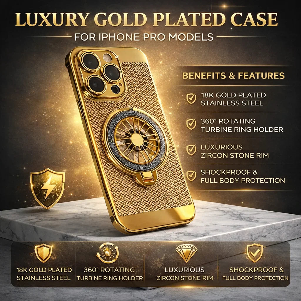 Brilliant Spin Rotating Wheel Stand Case - iPhone