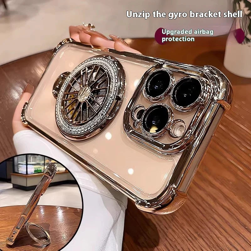 Royal Motion Alloy Magnetic Ring Case- iPhone