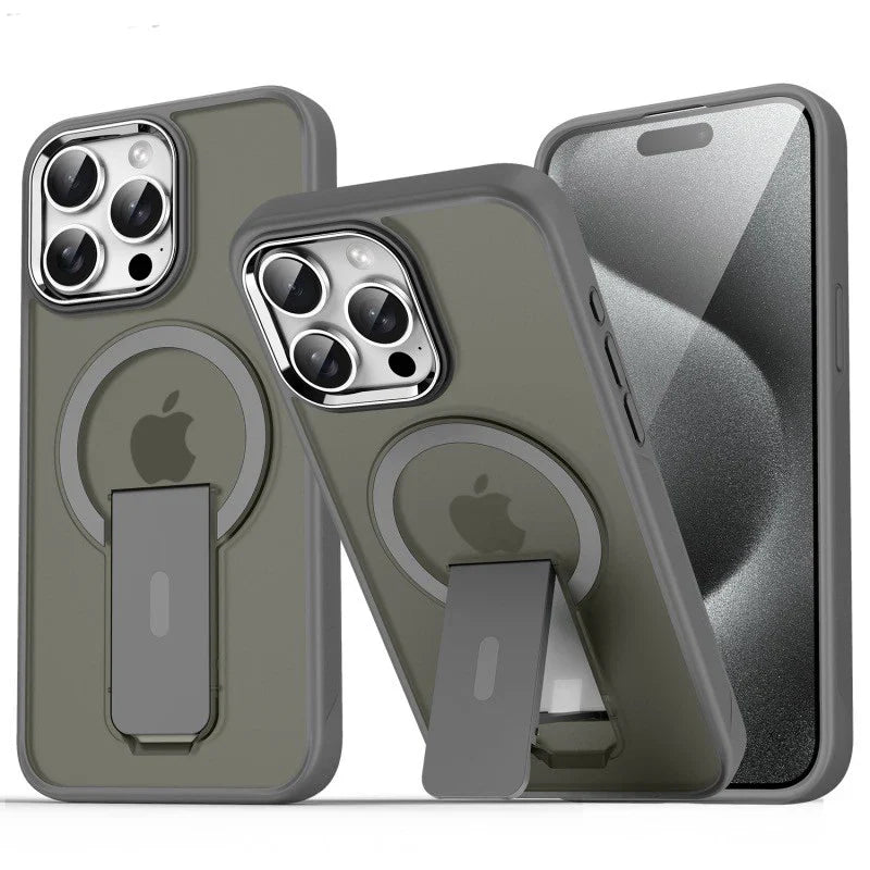 Shockproof Bumper Stand Cover- iPhone