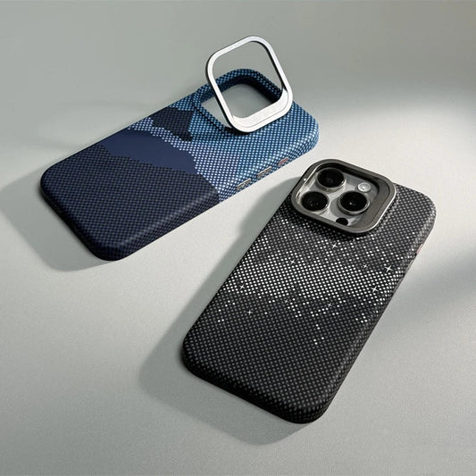 Mountain Texture Kickstand Cover- iPhone