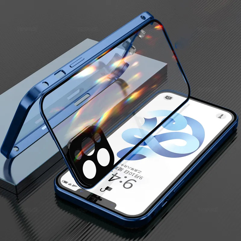 Full Protection Glass Case Screen Protector - iPhone Series