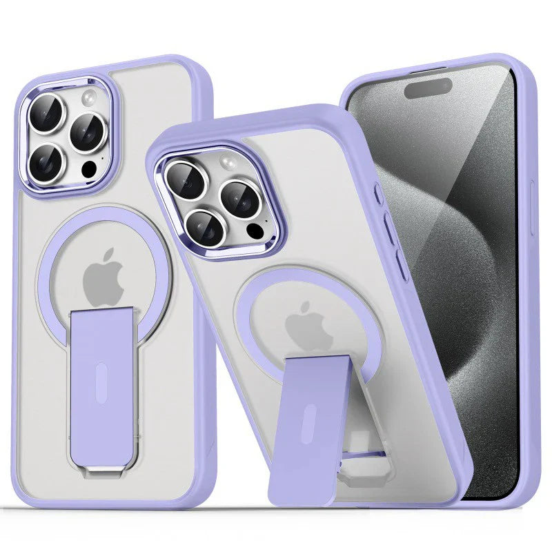 Shockproof Bumper Stand Cover- iPhone