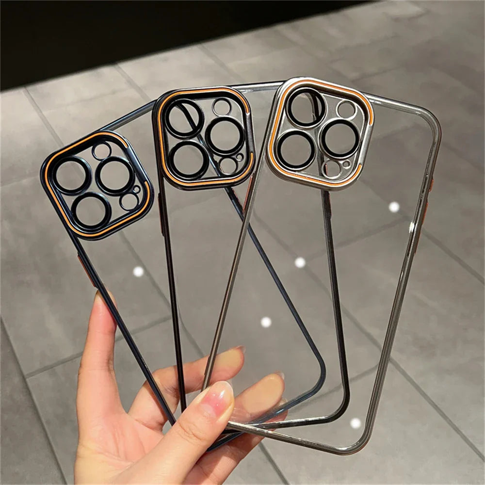 Chrome Electroplated Stand Case- iPhone