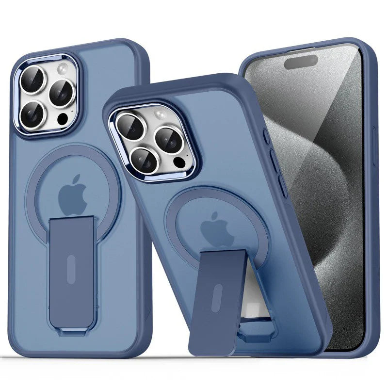 Shockproof Bumper Stand Cover- iPhone