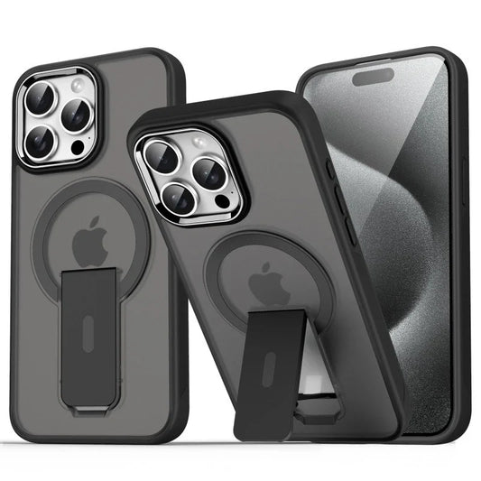 Shockproof Bumper Stand Cover- iPhone