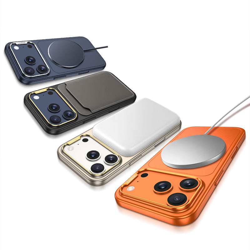 Premium Silicon Camera Stand Magsafe Case- iPhone