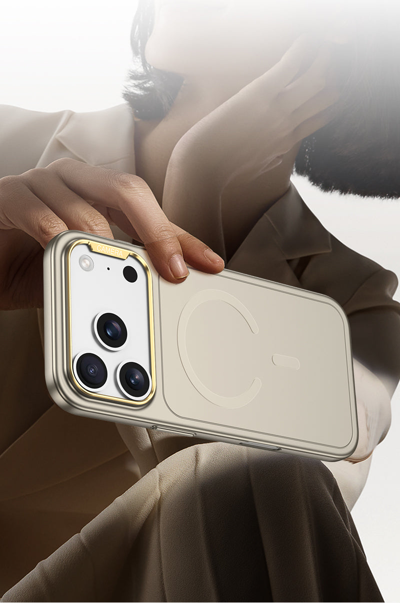 Premium Silicon Camera Stand Magsafe Case- iPhone