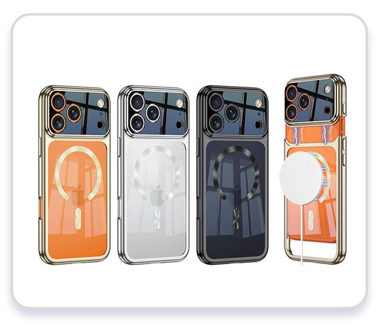 Magnetic Protection Slider Glass Case- iPhone 17 Series