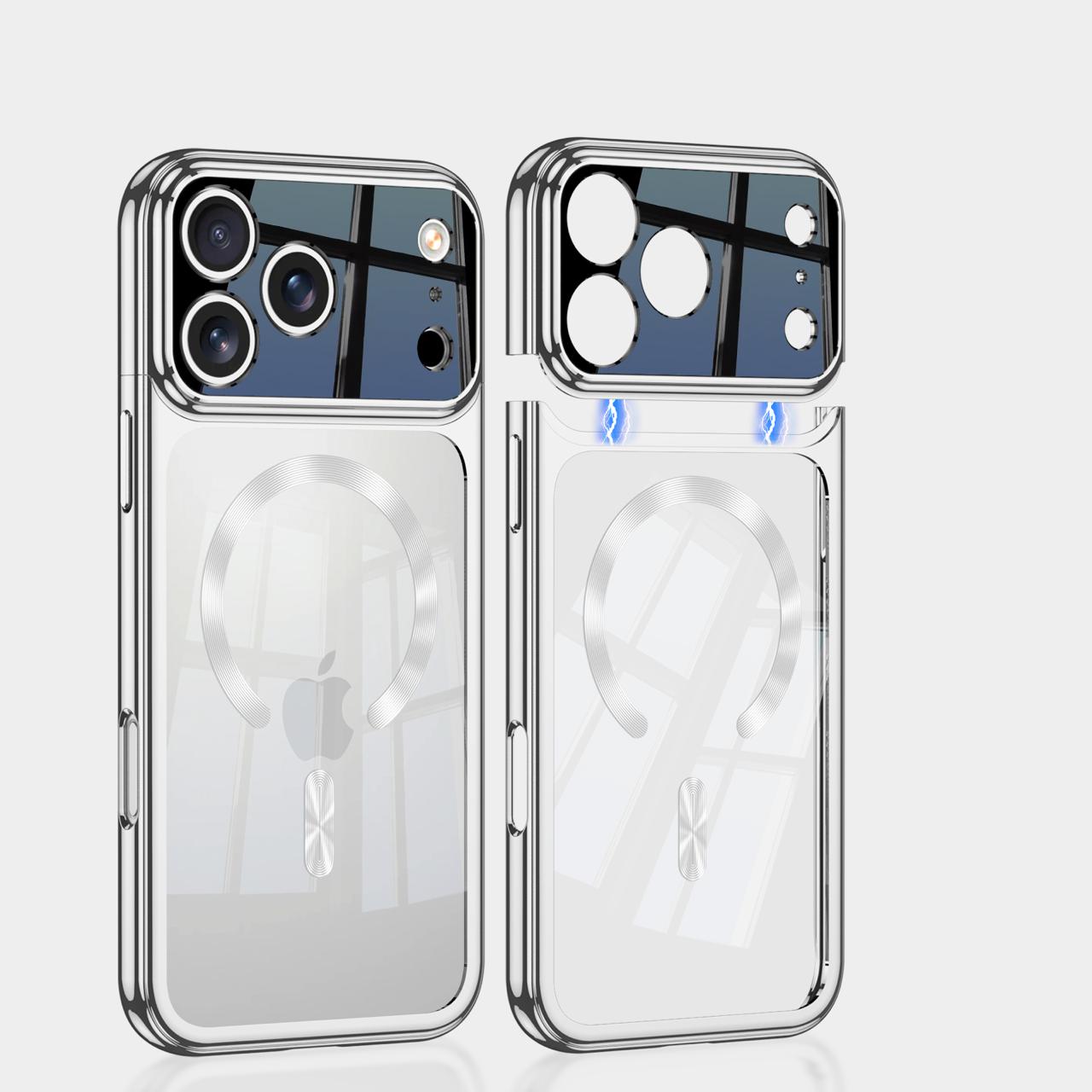 Magnetic Protection Slider Glass Case- iPhone 17 Series