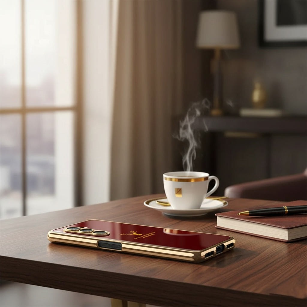 Samsung Galaxy Z Fold 6 Deer Pattern Glass Case