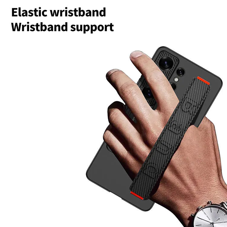 Elastic Wrist-Band Holder With Kick-Stand Case For Galaxy S26 Ultra