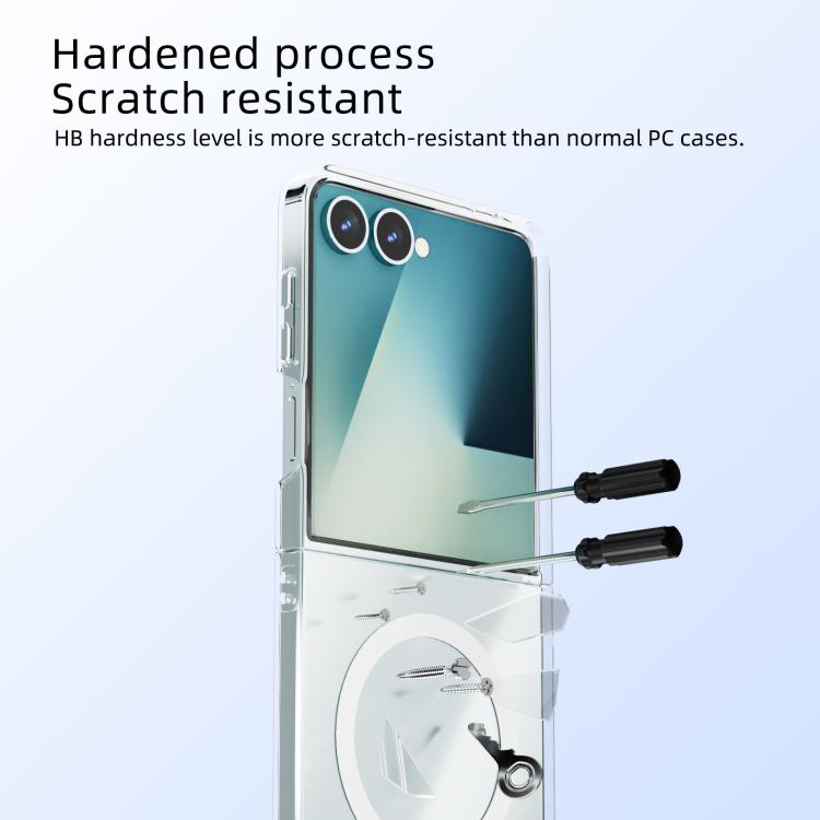 SlimMag Transparent Case – Z Flip 7 Edition