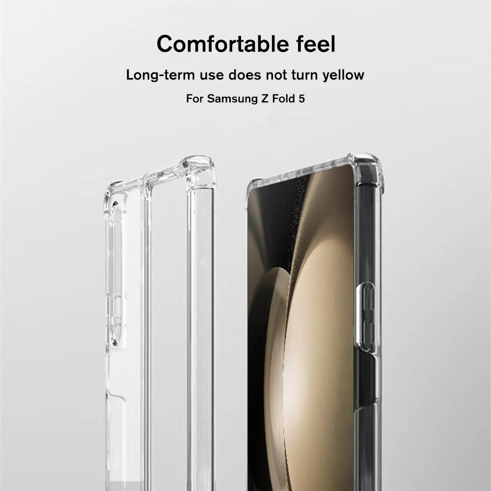Samsung Galaxy Z Fold 5 Slim Magnetic MagSafe Transparent Case