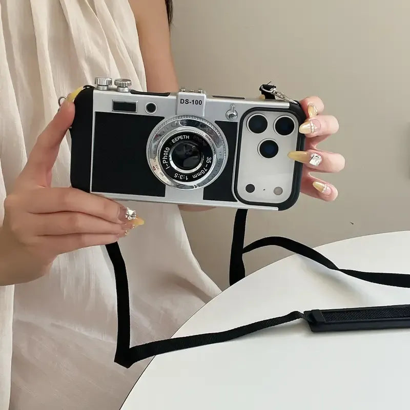3D Retro Vintage Camera Case- iPhone 18 Series