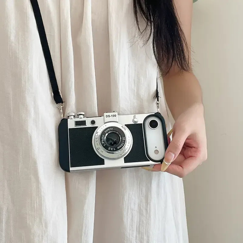 3D Retro Vintage Camera Case- iPhone 18 Series