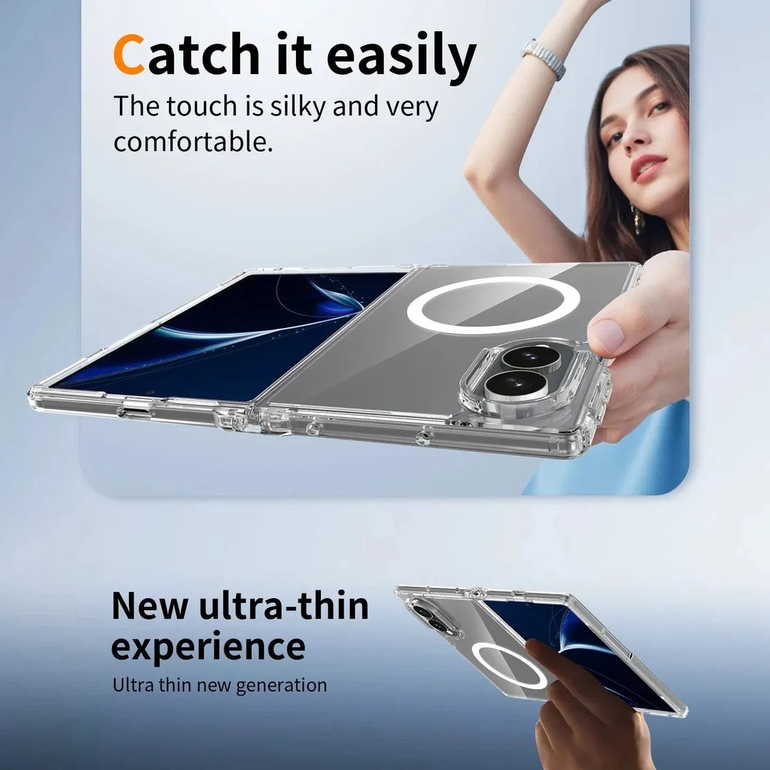 Galaxy Z Fold8 Crystal Flex Magnetic Shield Case