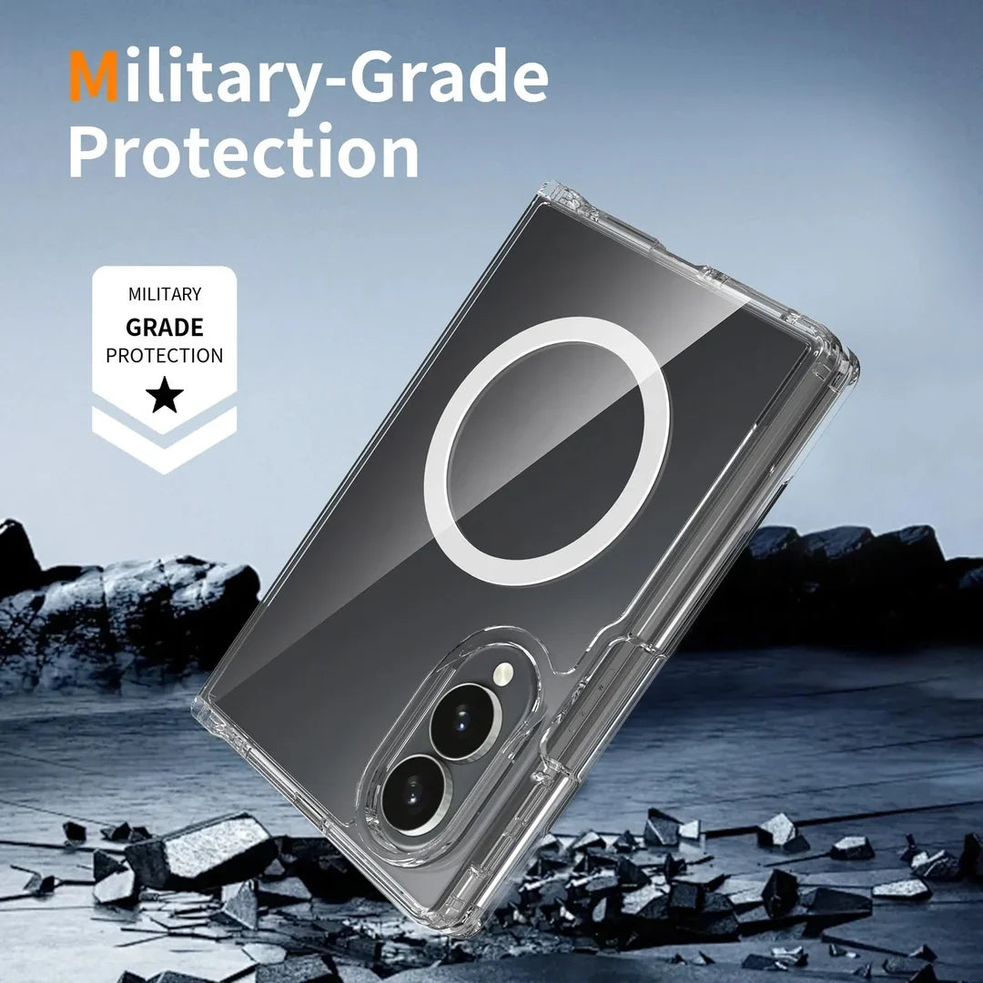 Galaxy Z Fold8 Crystal Flex Magnetic Shield Case