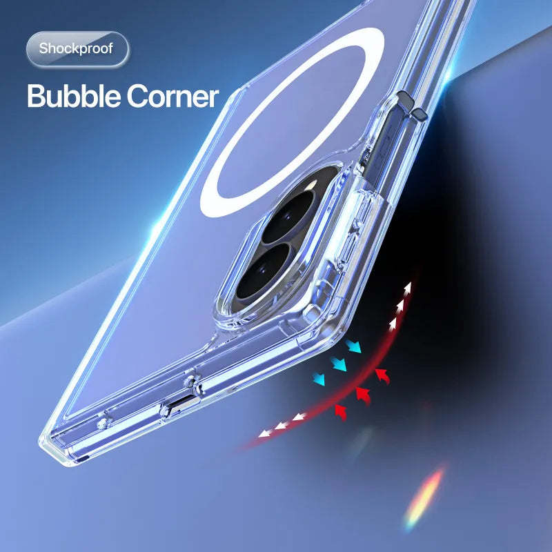 Galaxy Z Fold8 Crystal Flex Magnetic Shield Case