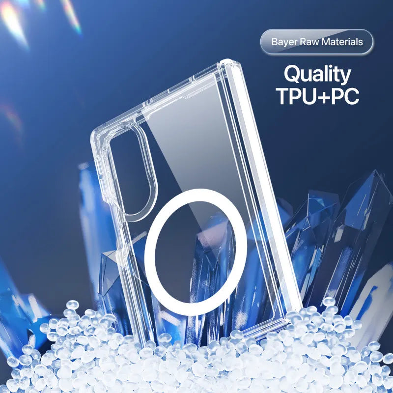 Galaxy Z Fold8 Crystal Flex Magnetic Shield Case