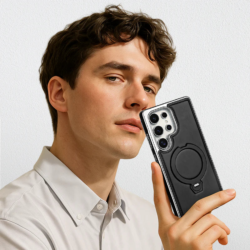 CASEIO | Signature Leather Rotating Bracket Case