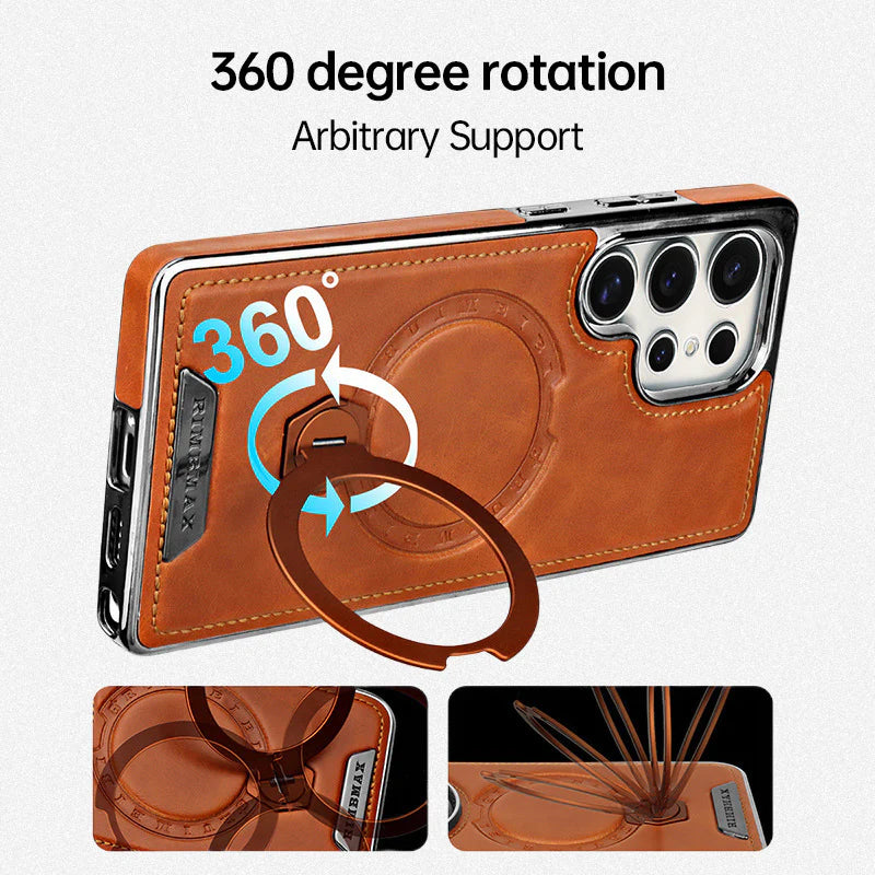 CASEIO | Signature Leather Rotating Bracket Case