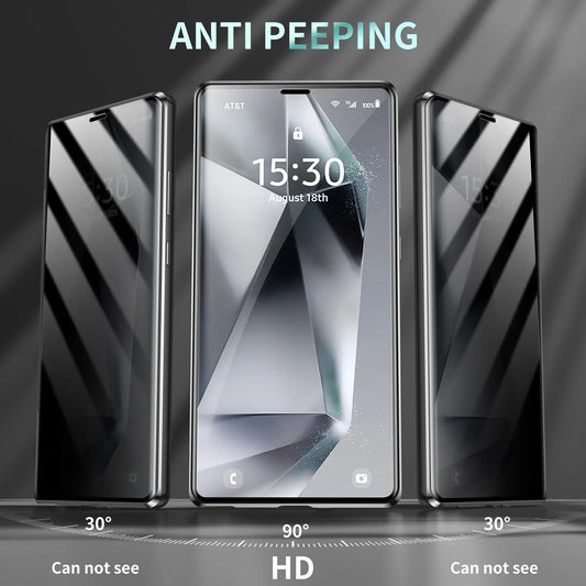 Magnetic 360 Full Protection Glass Case Screen Protector - Samsung