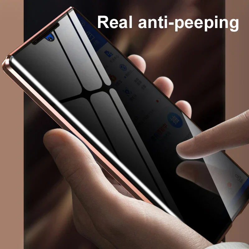 Magnetic 360 Full Protection Glass Case Screen Protector - Samsung