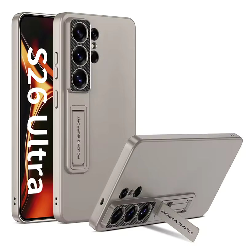 Luxury Standing Case With S-Pen Slot - Galaxy S26 Ultra