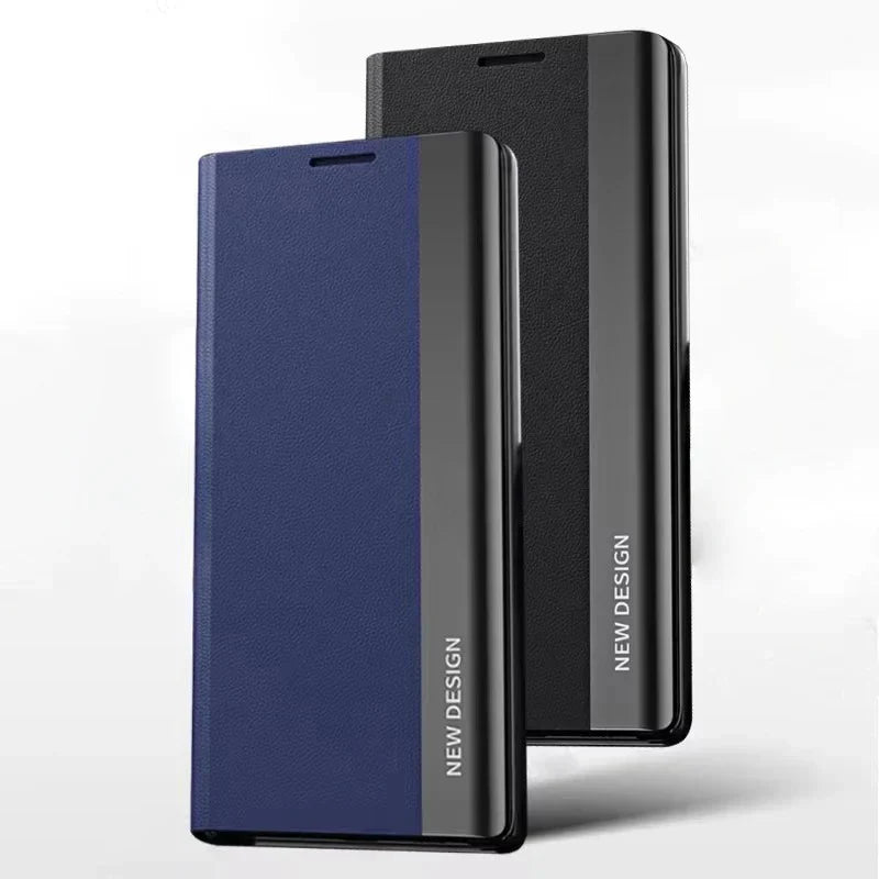 SmartView PU Leather Flip Case - iPhone