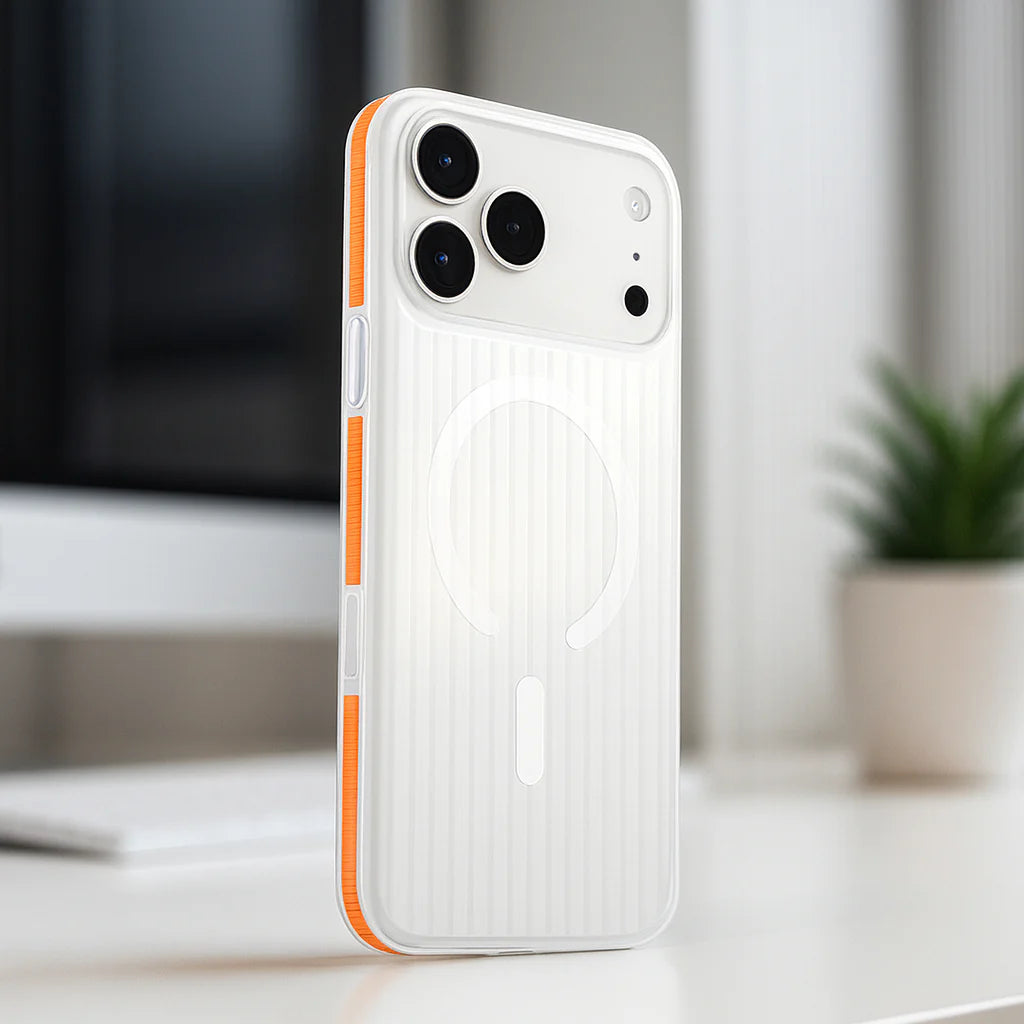 Caseex Corrugated Matte Translucent Slim Fit Case - iPhone 17 Series
