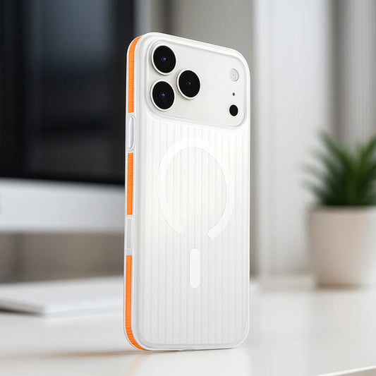 Caseex Corrugated Matte Translucent Slim Fit Case - iPhone 17 Series