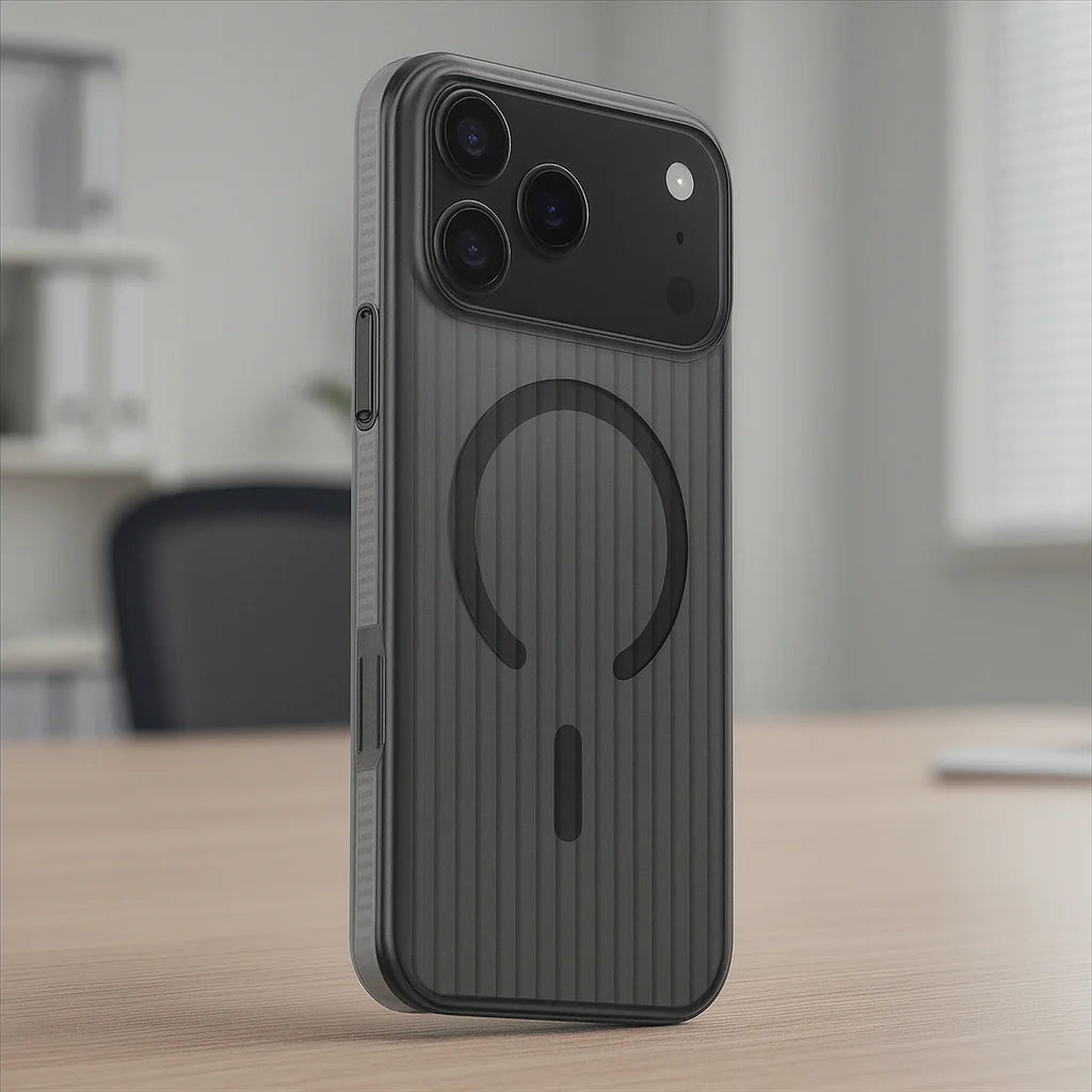 Caseex Corrugated Matte Translucent Slim Fit Case - iPhone 17 Series