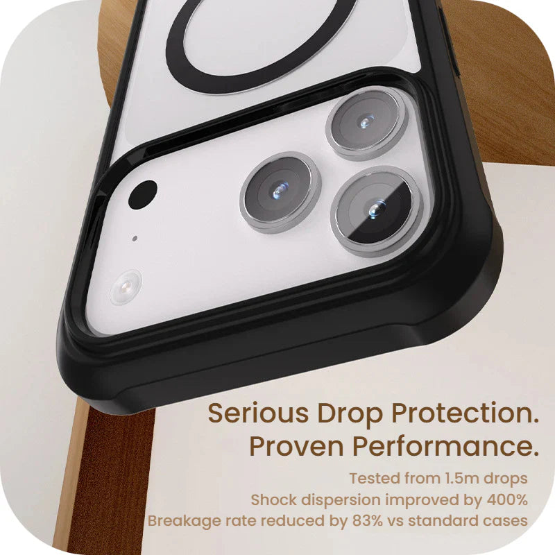 iPhone Drop-Proof Double-Sided Glass Magnetic Case