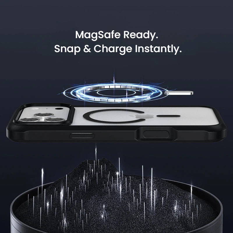 iPhone Drop-Proof Double-Sided Glass Magnetic Case
