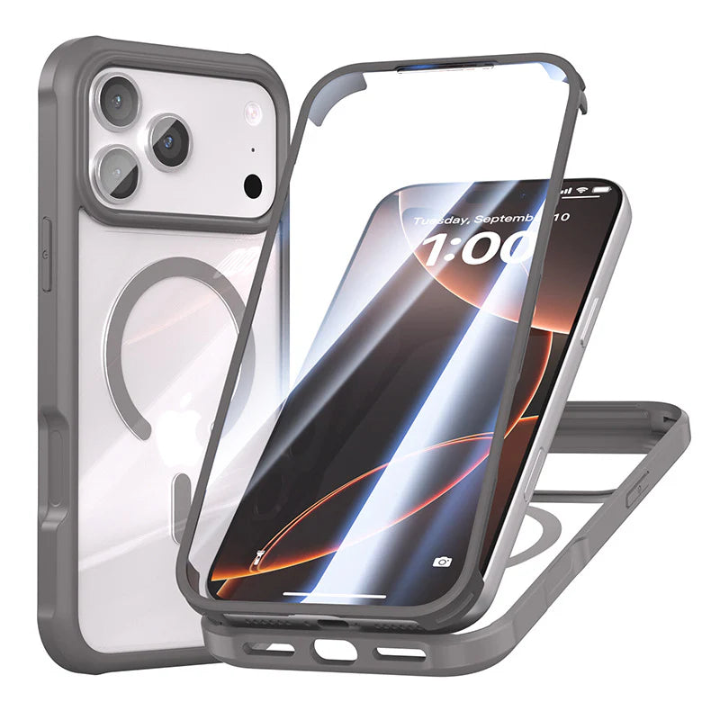 iPhone Drop-Proof Double-Sided Glass Magnetic Case