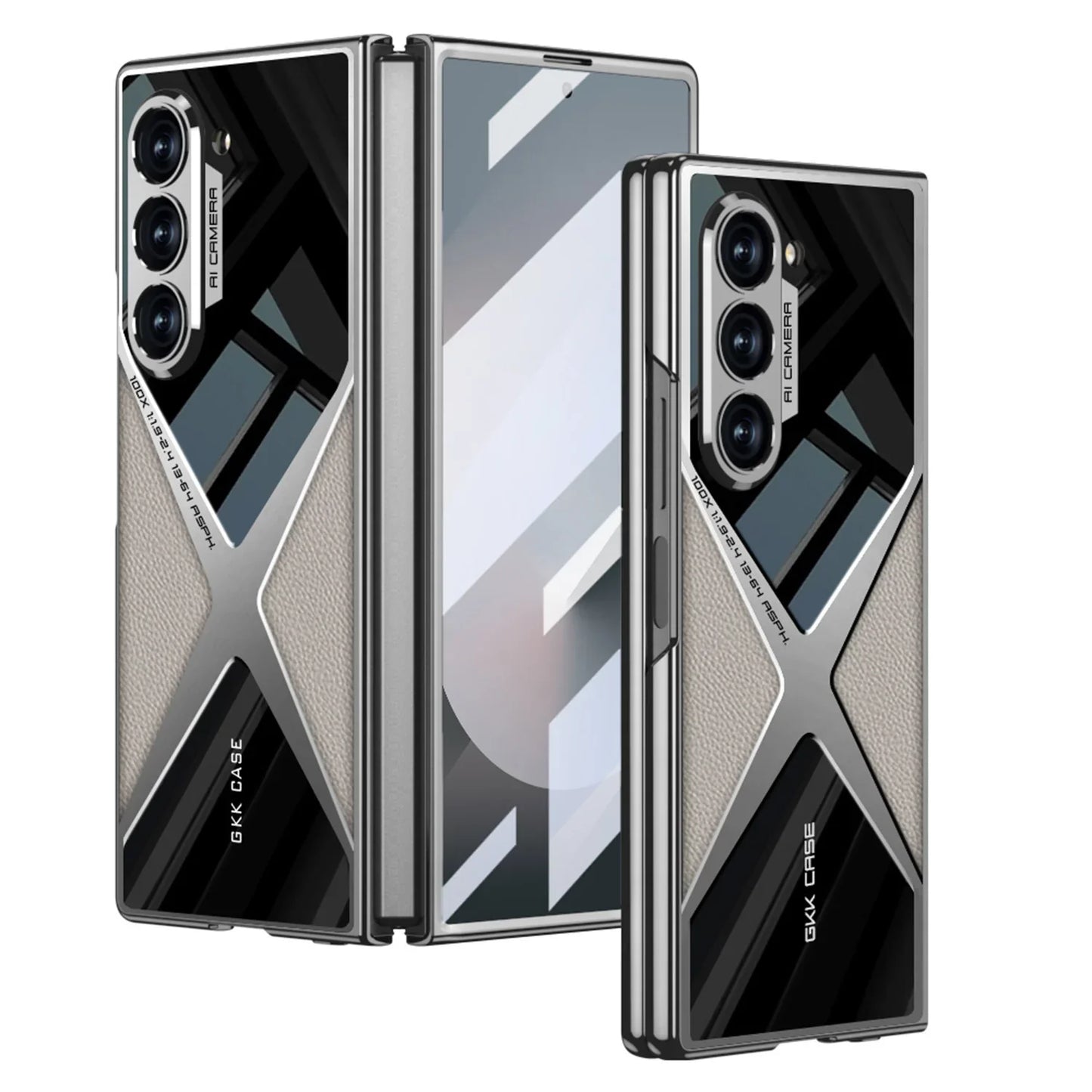 Polished Guard Leather Case for Galaxy Z Fold Series