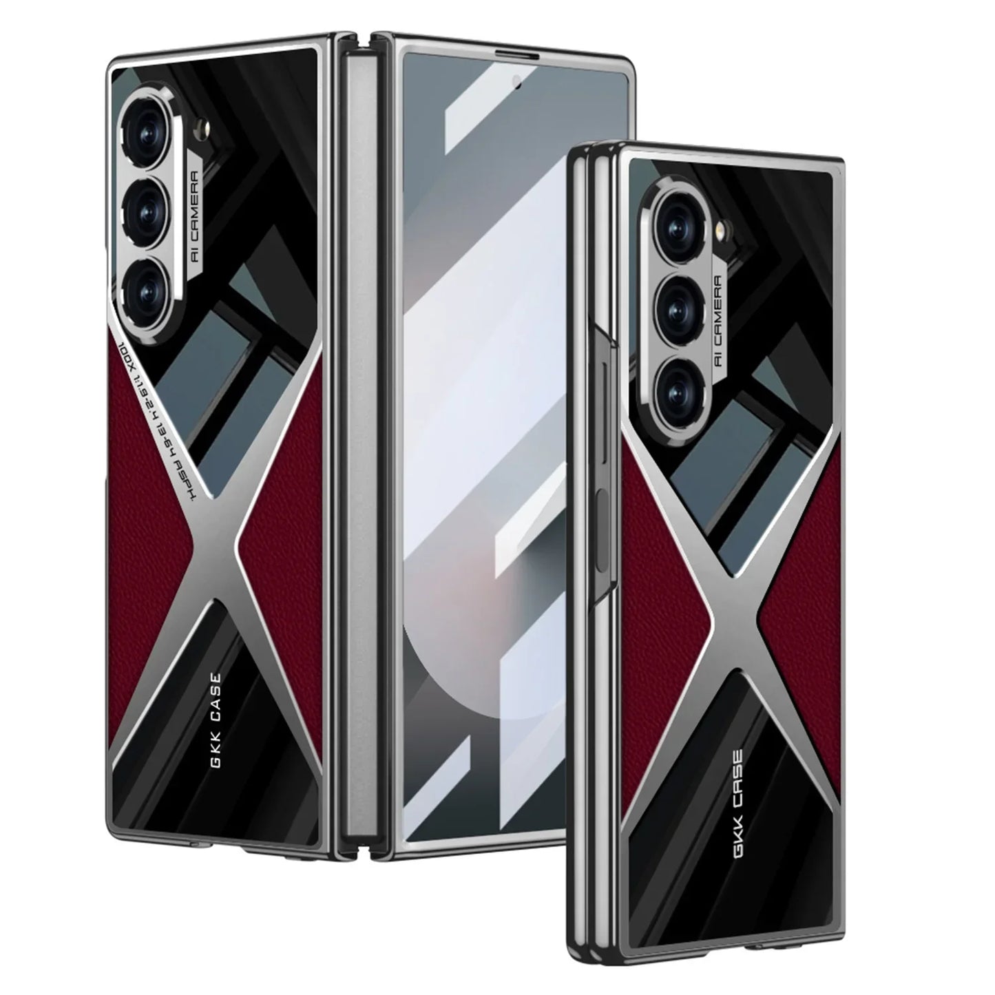 Polished Guard Leather Case for Galaxy Z Fold Series