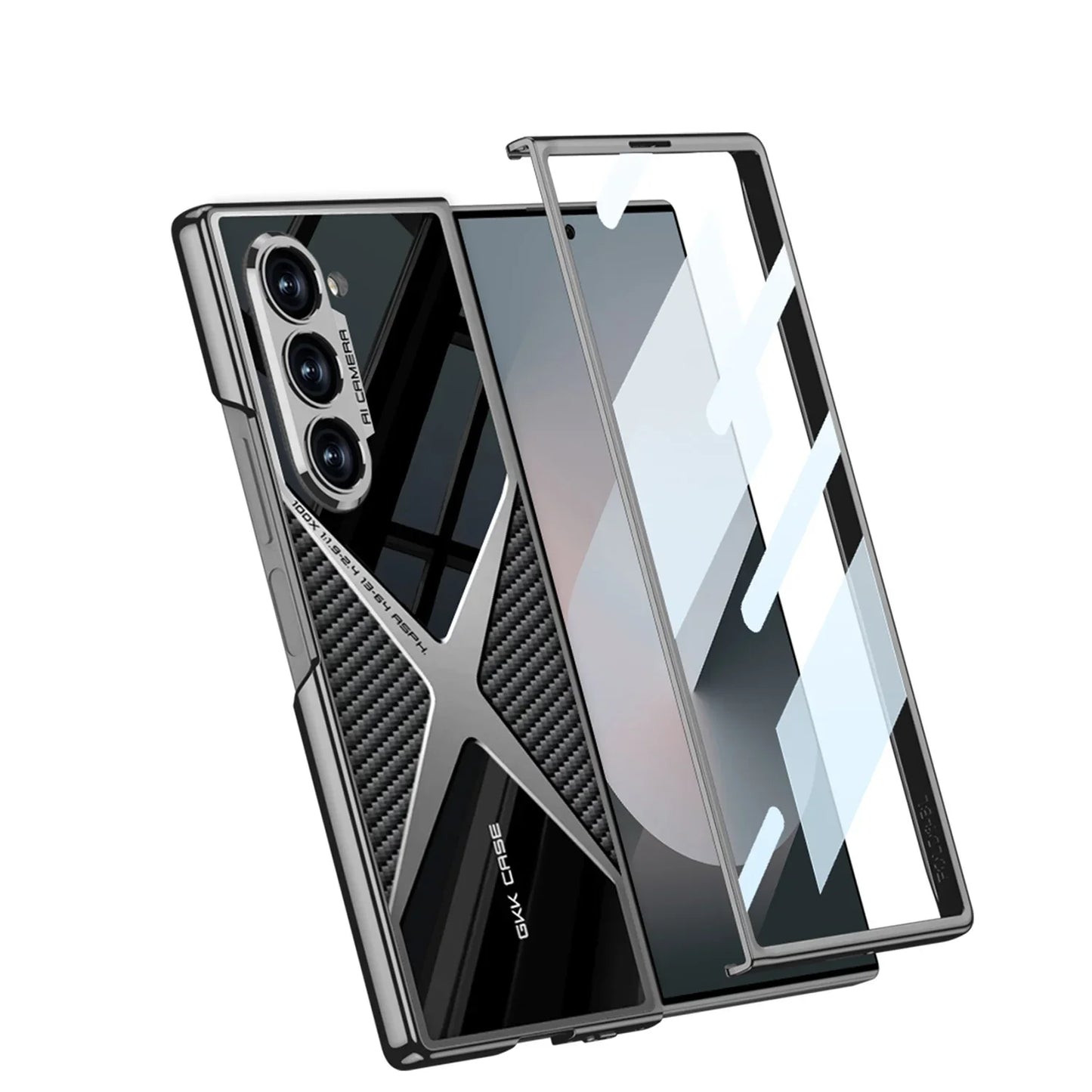 Polished Guard Leather Case for Galaxy Z Fold Series