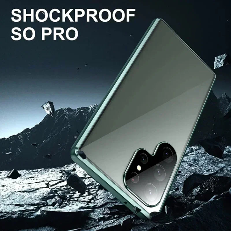 Magnetic 360 Full Protection Glass Case Screen Protector - Galaxy S26 Ultra