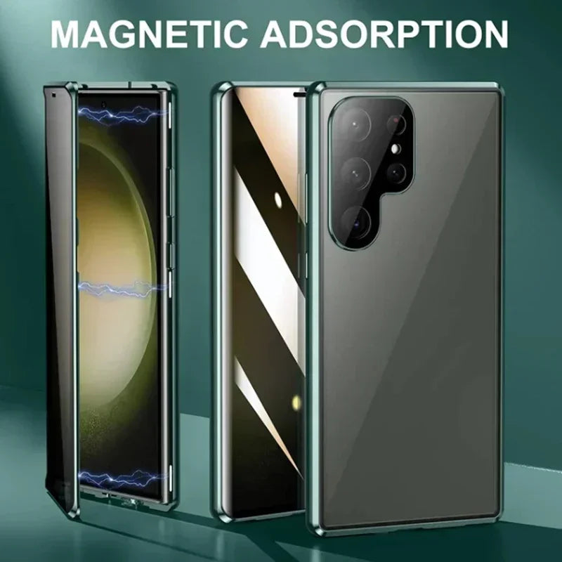 Magnetic 360 Full Protection Glass Case Screen Protector - Galaxy S26 Ultra