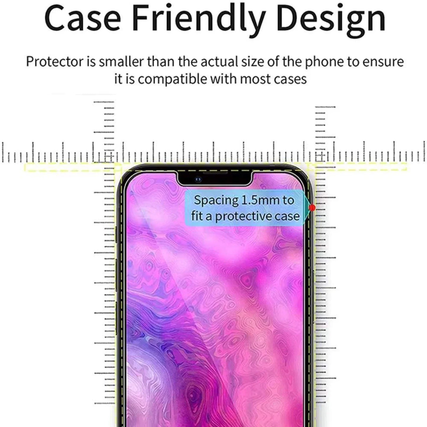 Ultra HD Clear Tempered Glass For iPhone