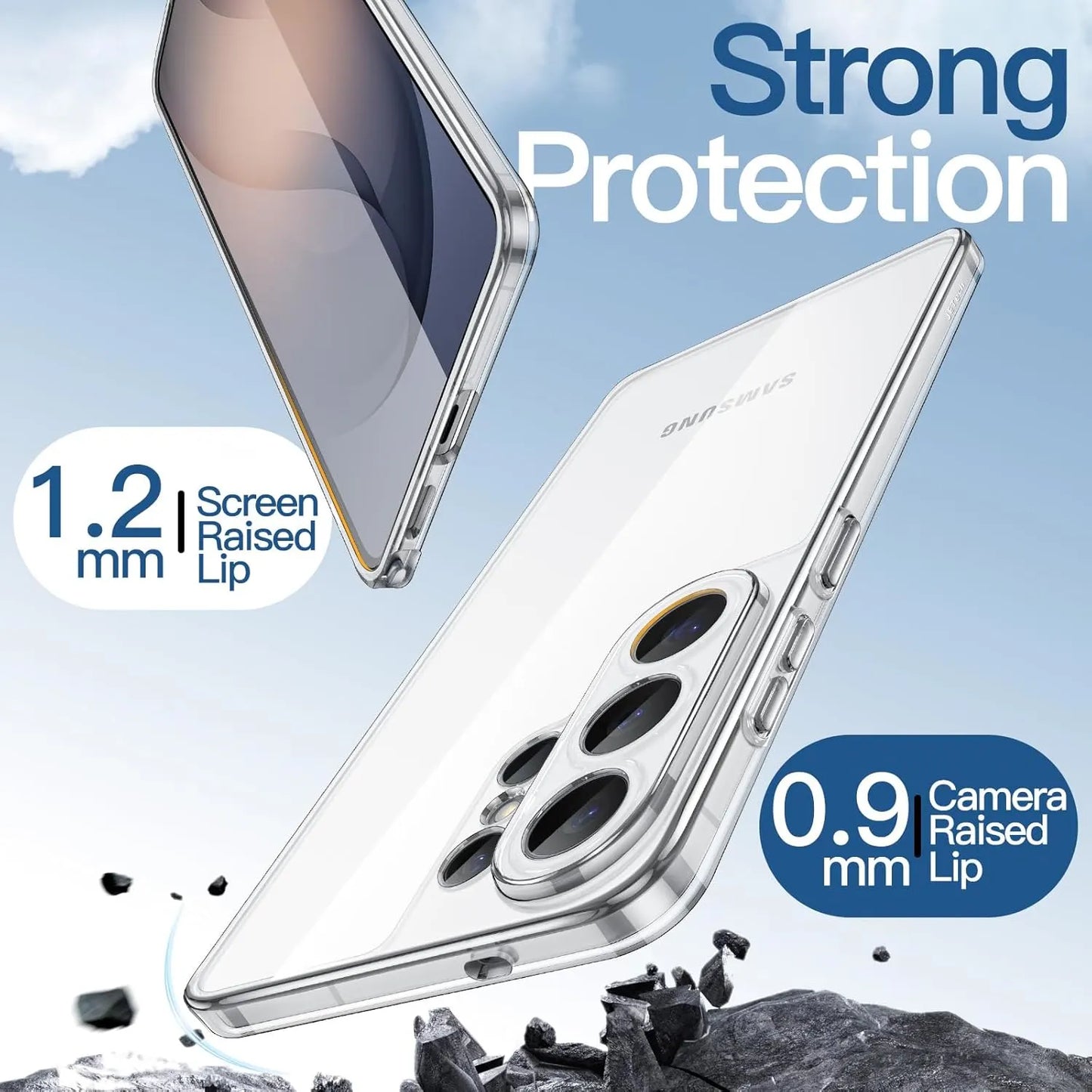 Galaxy S26 Ultra Transparent Clear Protective Case