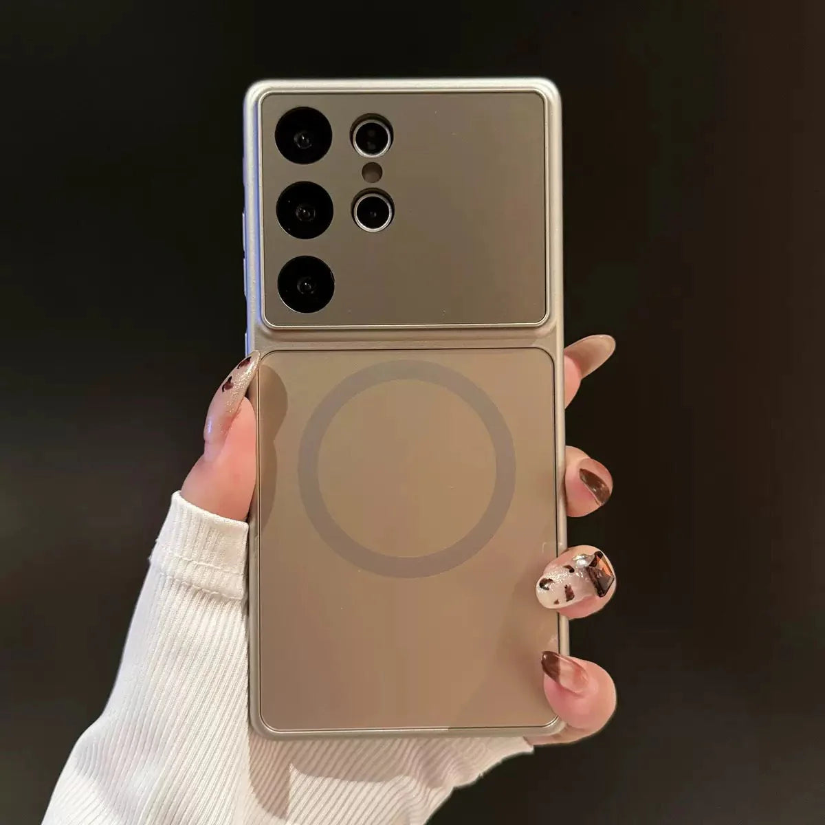 Samsung Galaxy S26 Ultra Glass Lens Magnetic Phone Case