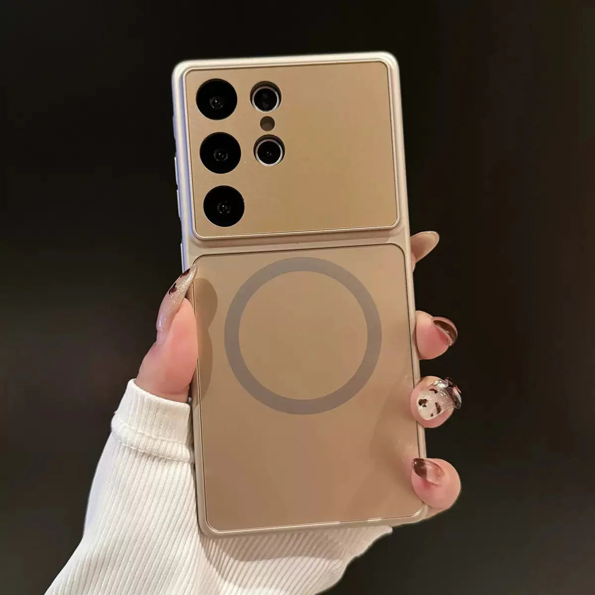 Samsung Galaxy S26 Ultra Glass Lens Magnetic Phone Case