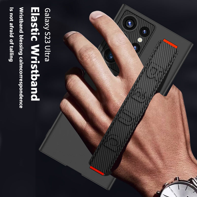 Premium Elastic Wrist-Band Holder Case For Galaxy S23 Ultra