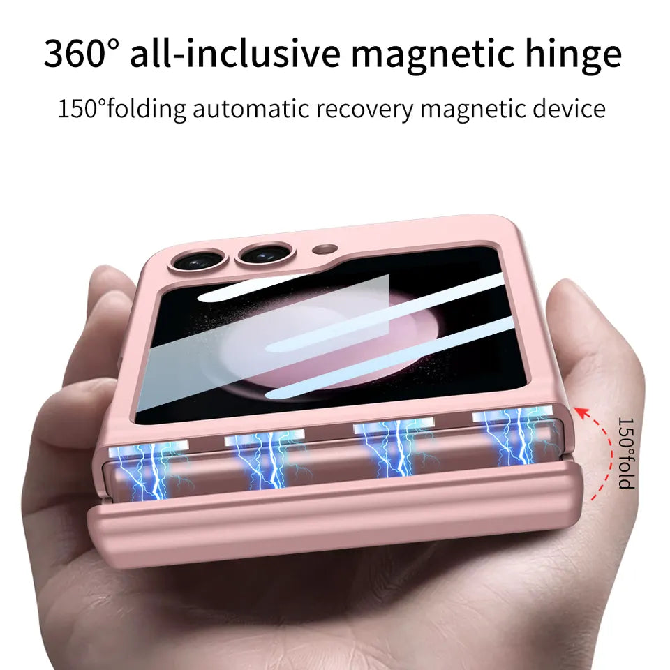 Magnetic Folding All-Inclusive Shell Case For Galaxy Z Flip 5