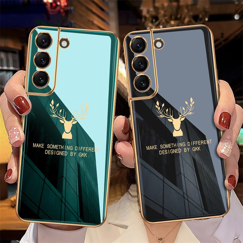 Luxury Inspirational Deer Protective Back Case Samsung Galaxy S22