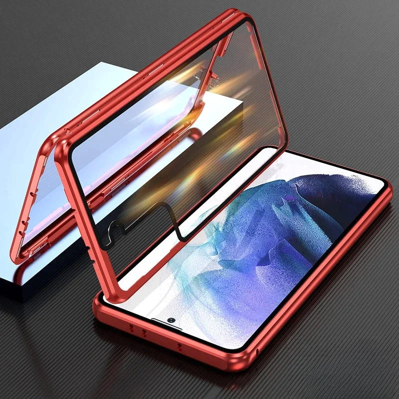 Galaxy S23 Series (Front+Back) Protection Magnetic Fit Case